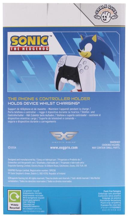 Image du produit Exquisite Gaming Modern Sonic - Cable Guy (Xbox 360, Xbox Series X, PC, Xbox One S, Switch, PS4, PS5)