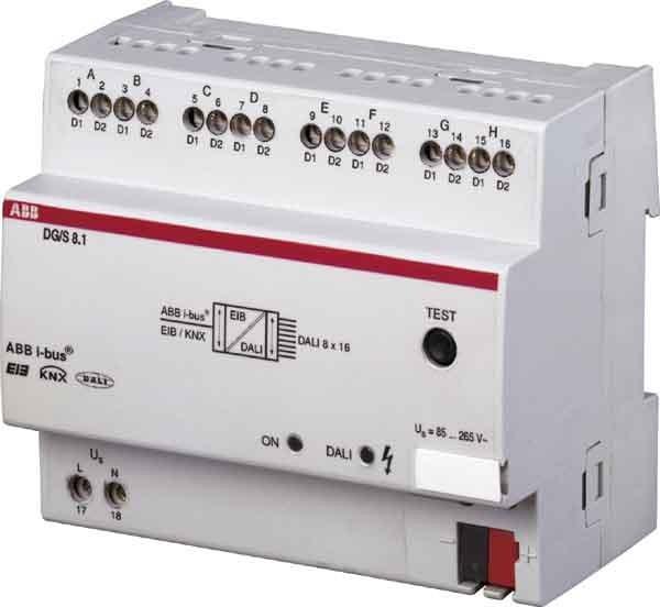 Image du produit ABB Passerelle Dali 8 voies DG/S8.1