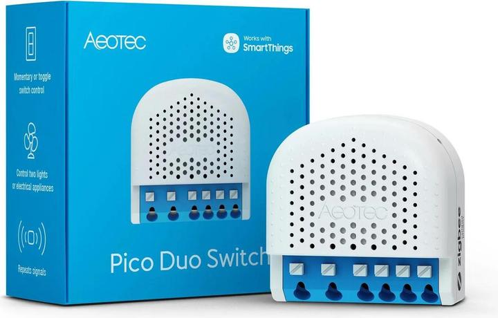 Actual product image Aeotec Pico Duo Switch (Zigbee) (Switch actuator)