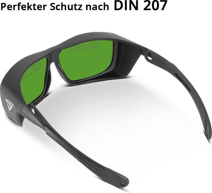 Actual product image Stahlwerk Laser safety goggles according to DIN EN207 Wavelength range from 660 - 1080 nm