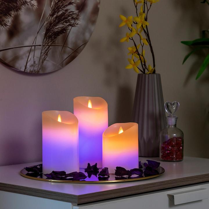 Immagine prodotto InnovaGoods Luce LED a batteria - multicolore - 3 pezzi. (3 x)