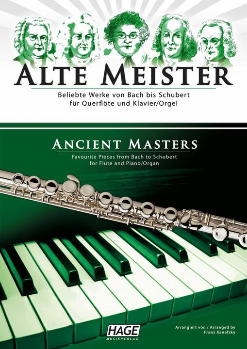 Image du produit Alte Meister für Querflöte und Klavier/Orgel (Anglais, Allemand, Franz Kanefzky, Helmut Hage, 2011)