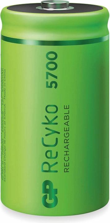 Immagine prodotto GP Batteries ReCyko (2 pz., D, 5700 mAh)