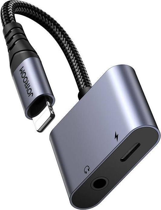 Actual product image Joyroom 2-in-1 Audio Adapter Lightning to Double Lightning - Black (Lightning, Lightning)