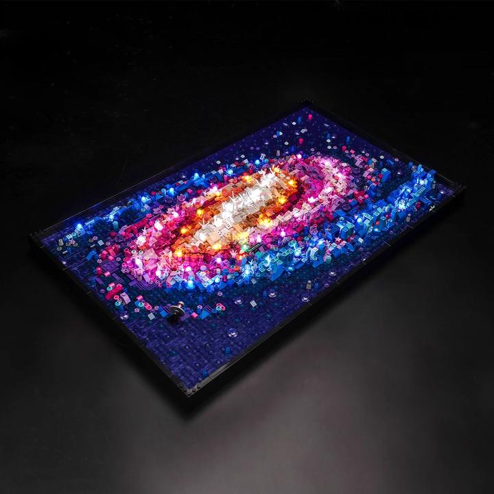 Produktbild BrickBling LED Licht Set für LEGO Die Milchstrassen-Galaxie (31212) inkl. Fernbedienung