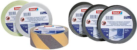 Actual product image tesa Anti-Rutsch Klebenband,15 x 25mm,schwarz (25 mm)