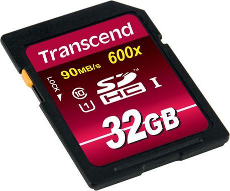 Produktbild Transcend SDHC Ultimate 600x (32 GB, SDHC, U1, UHS-I)