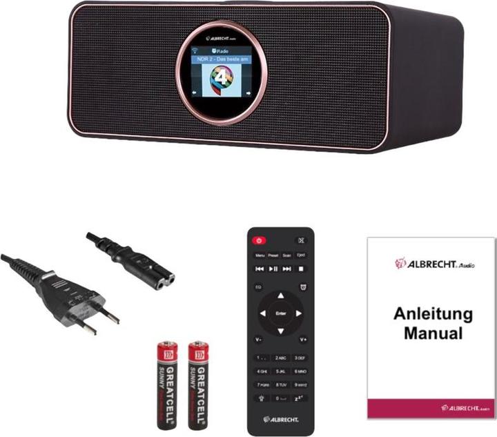 Actual product image Albrecht DR 884 (DAB+, Web radio, GPS, Bluetooth)