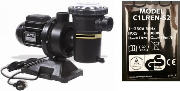 Jacuzzi 1 PS 230 V Whirlpool-Filterpumpe für oberirdische Schwimmbäder