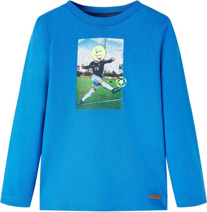 Produktbild VidaXL Kinder-Langarmshirt Kobaltblau 104,Material: 100 (104)