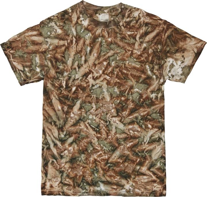 Image du produit Colortone Kvinnor T-shirt camouflage aspect batik manches courtes (S)