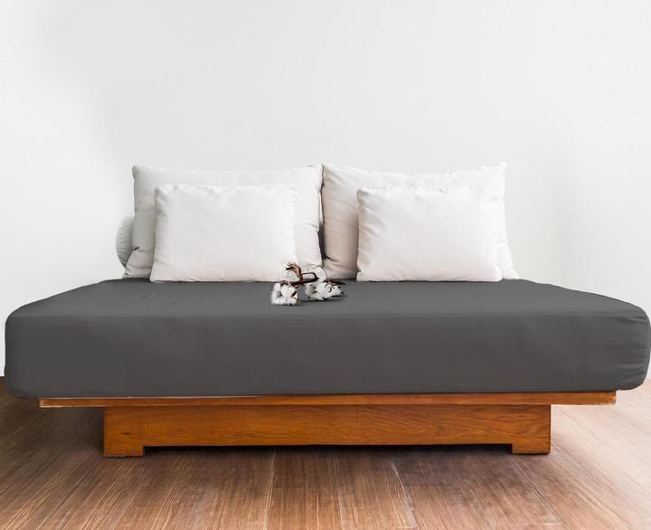 Actual product image Aspero 2 x fitted sheets made from organic cotton (200 x 200 x 35 cm)