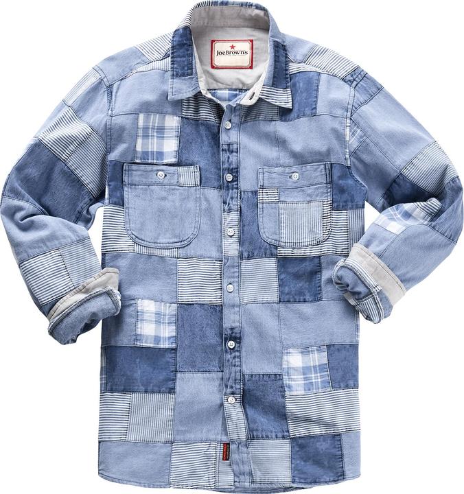 Immagine prodotto Joe Browns Camicia patchwork in denim lavato (XL)