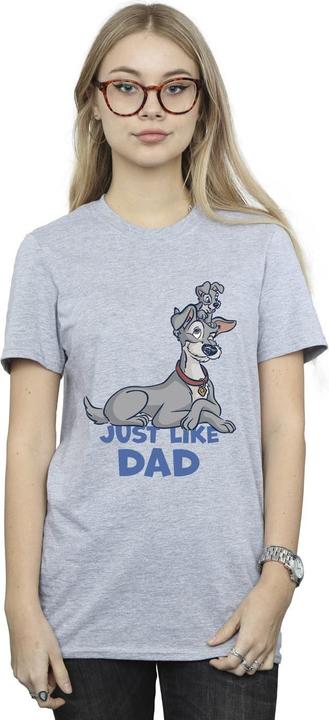 Produktbild Disney Lady And The Tramp Just Like Dad TShirt (4XL)