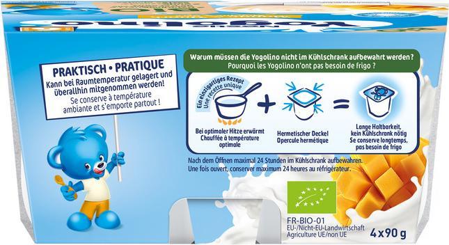 Image du produit Yogolino bio mangue séré 6 mois (393 g)