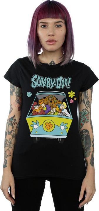 Image du produit Scooby Doo - T-shirt MYSTERY MACHINE GROUP - Femme (L)