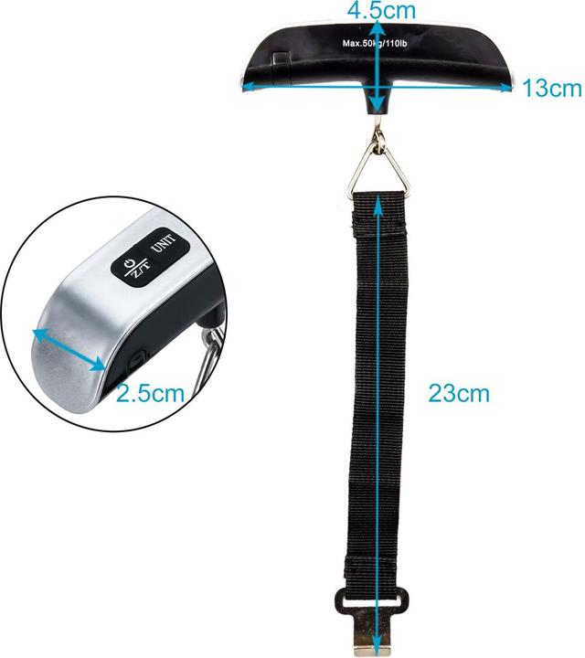 Actual product image Intirilife Suitcase scale (Luggage scale)