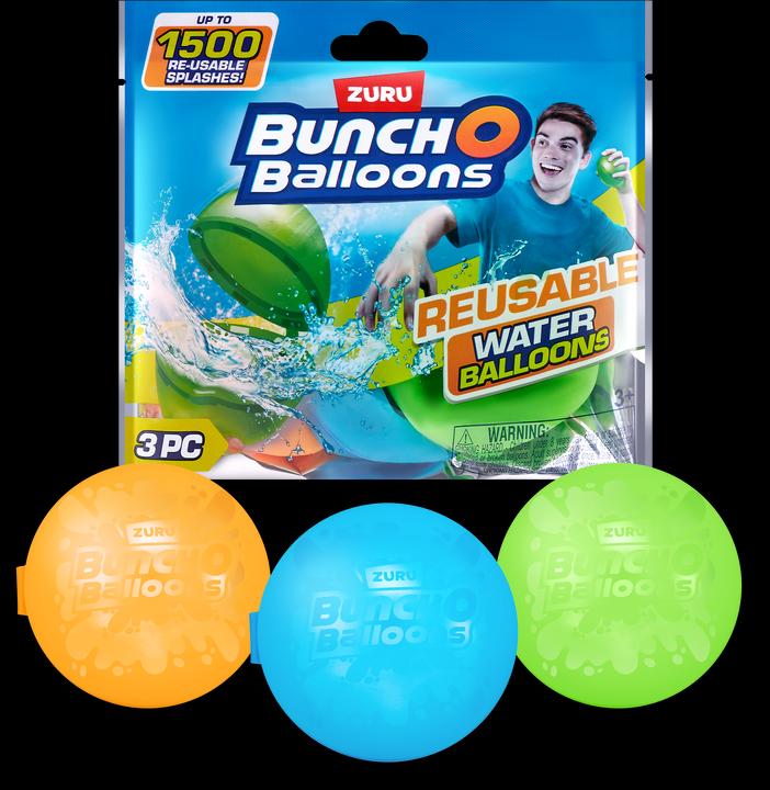 Zuru Bunch O Balloons Wiederverwendbare Wasserballons 3er Pack ass.
