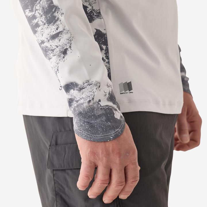 Actual product image Caperlan Angelshirt Anti-UV 500 Kapuze LSF 50+ grau (XXL)