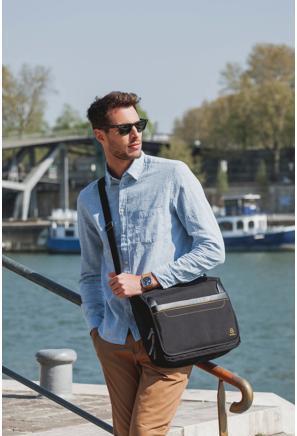 Image du produit Exacompta Sac messenger ordinateur Exactive (14) - Noir (14", Universel)