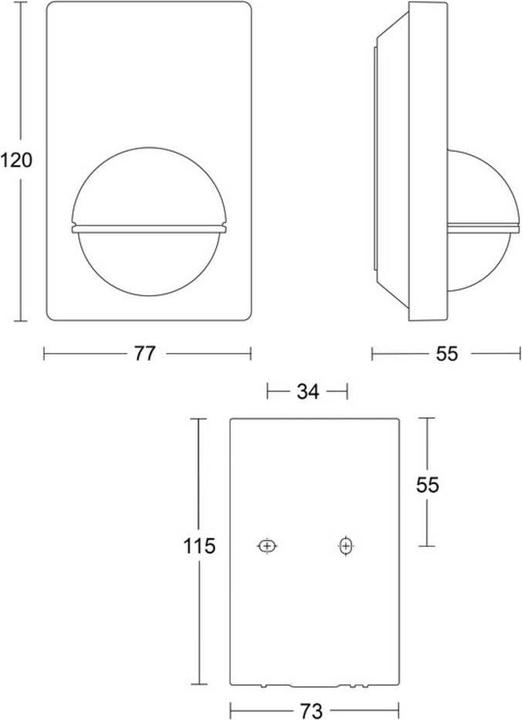 Actual product image Steinel Infrared motion detector IS 180-2 (12 m)