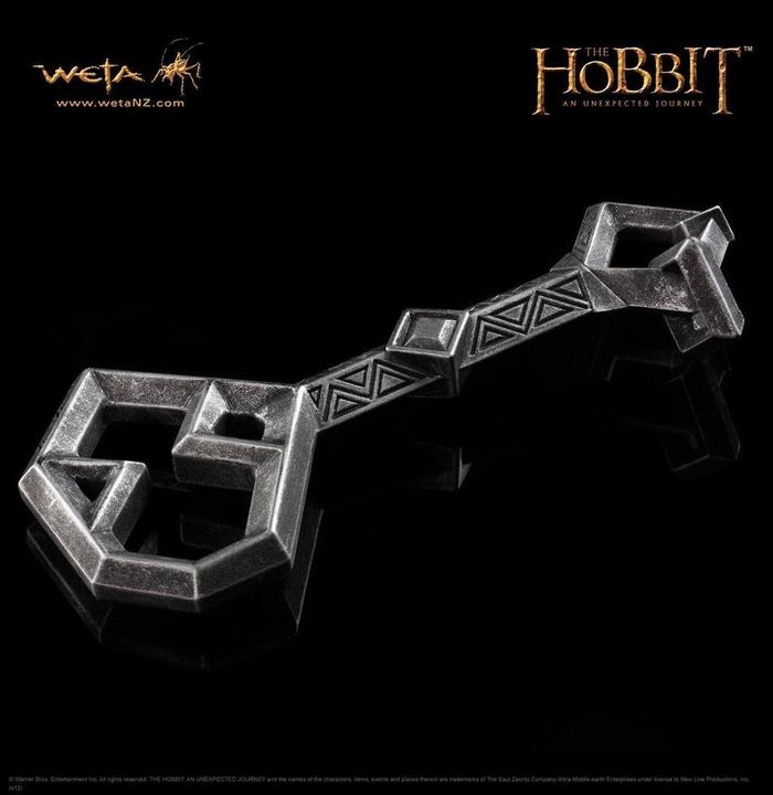 Actual product image Weta Collectibles The Hobbit replica 1/1 Key to Erebor 13 cm
