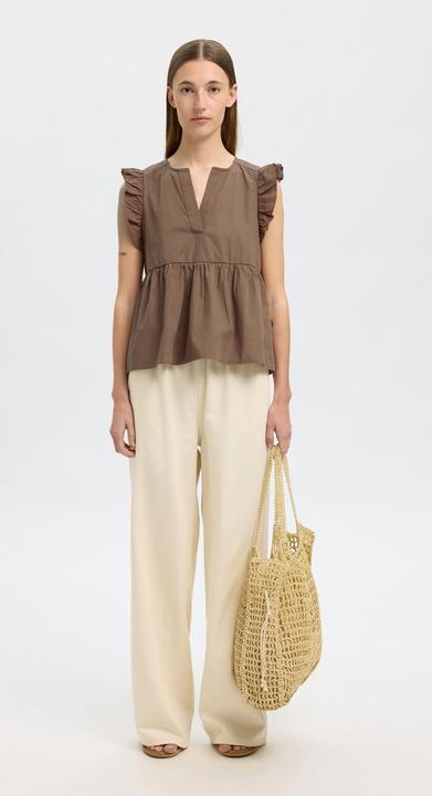 Actual product image Selected Femme Ruched top (34)
