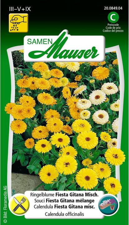 Samen Mauser Ringelblume Fiesta Gitana Misch. (Pflanzensamen)