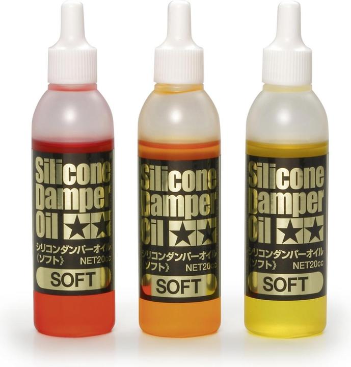 Actual product image Tamiya Damper oil set Soft 200-red/ 300-orange/ 400-yellow CST