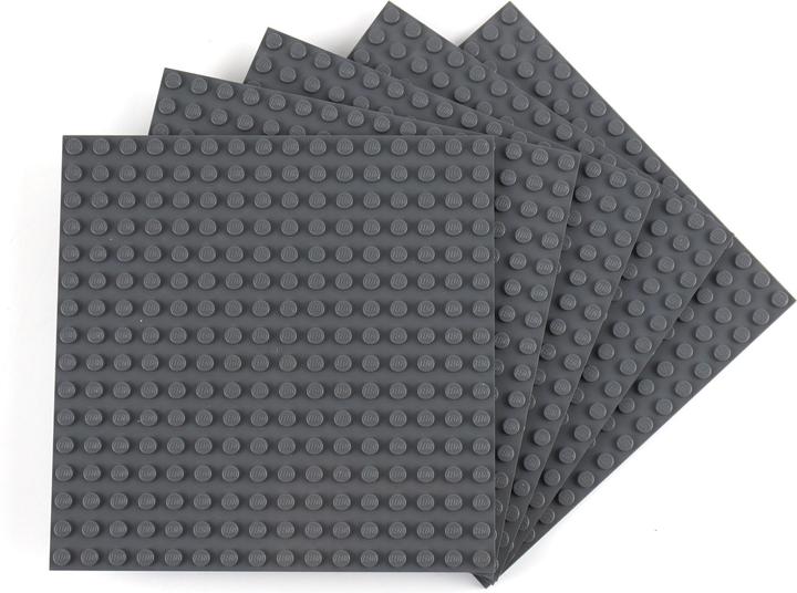 Image du produit LEGO Plaques de construction ® 16x16 plaques gris foncé - à construire des deux côtés - 91405 quantit (91405, LEGO Accessoires)