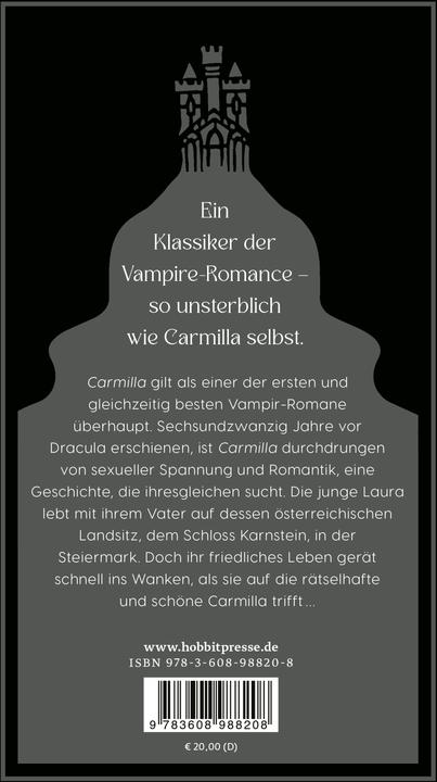Actual product image Carmilla (German, Sheridan Le Fanu, 2024)