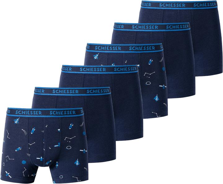 Produktbild Schiesser 6er Pack Kids Boys 95/5 Organic Cotton Shorts / Pants (116, 6er Pack)