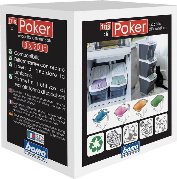 Produktbild Bama Poker Tris Set (60 l)
