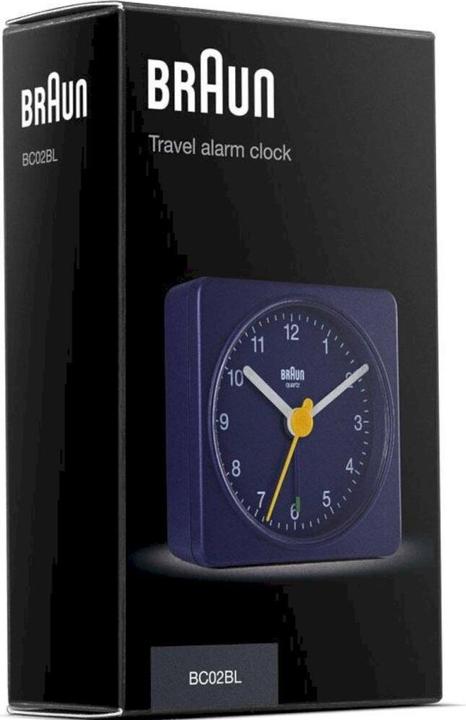 Productafbeelding Braun BC02BL Quartz Wekker