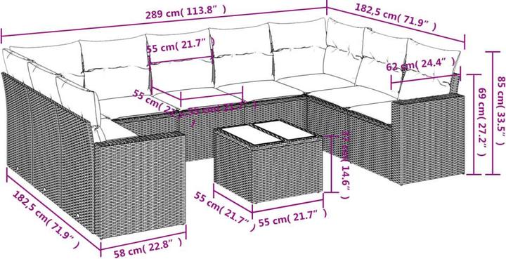 Actual product image VidaXL Milenka
