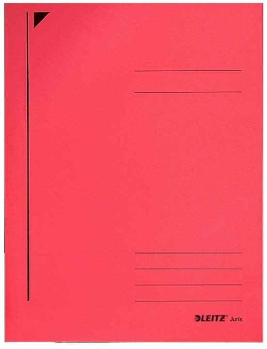 Actual product image Leitz Juris folder, DIN A3, Colorspankarton 320 g-qm, red 3 fully glued flaps on the back cover (A3, 1 x)