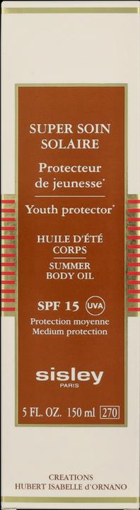 Produktbild Sisley Super Soin Solaire Huile d'Été Corps SPF15 150ml (Sonnenöl, SPF 15, 150 ml, 150 g)