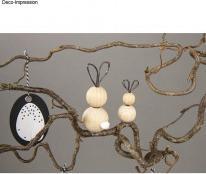 Actual product image Rayher Raw wood balls collection box
