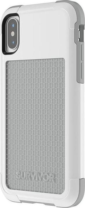Actual product image Griffin Survivor Fit Cover Grey - White (TA43980) (Apple iPhone X)