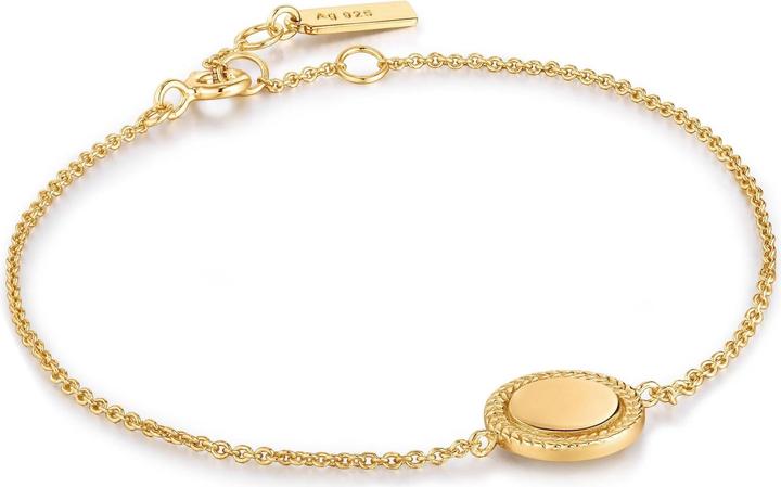 Ania Haie Armband Rope Disc 925 Sterling Silber (18.50 cm, 925er Silber)