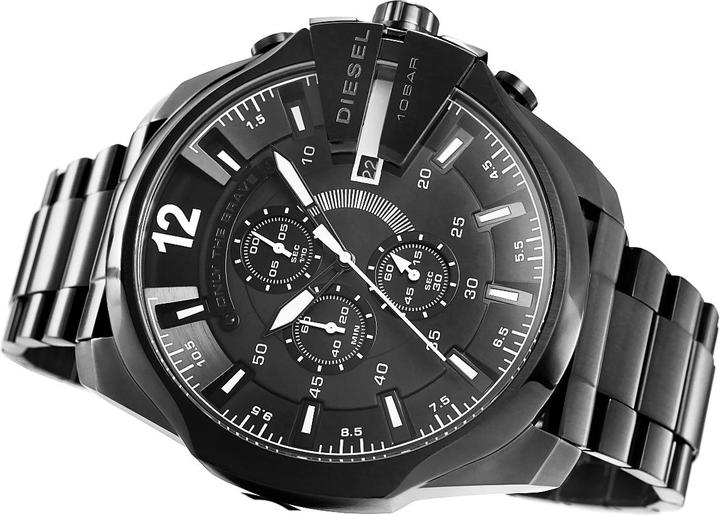 Actual product image Diesel Mega Chief (Analogue wristwatch, Chronograph, 51 mm)