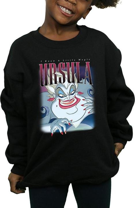 The Little Mermaid Mädchen Ursula Montage Sweatshirt aus Baumwolle (116)