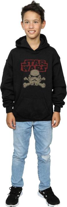 Immagine prodotto Star Wars Stormtrooper Skull Logo Felpa con Cappuccio Ragazzi (128)