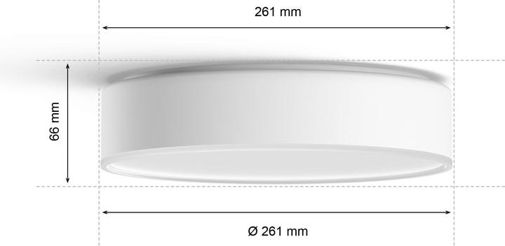 Actual product image Philips Hue White Ambiance Enrave (1200 lm)