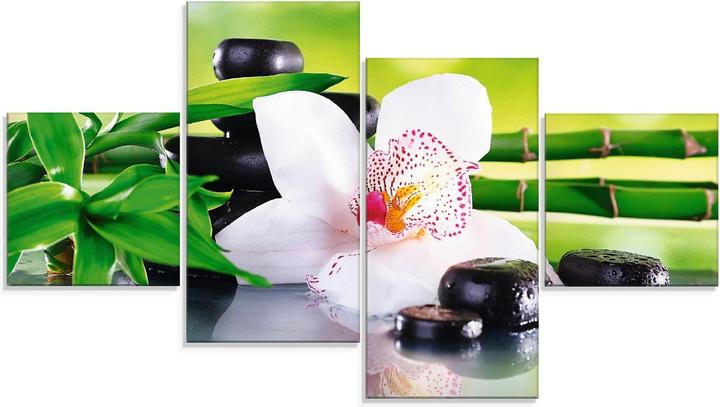 Produktbild Artland Spa Steine Bambus Zweige Orchidee T9IQ (120 x 70 cm)