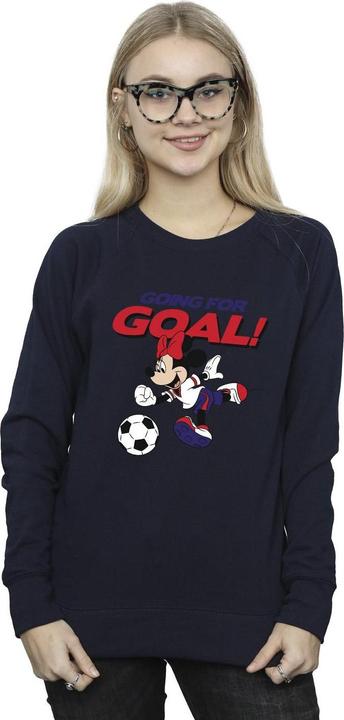 Actual product image Disney Womens/Ladies Minnie Mouse Going For Goal Sweatshirt (M)