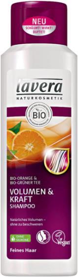 Lavera Organic Orange & Organic Green Tea Volume & Power Shampoo (250 ml)