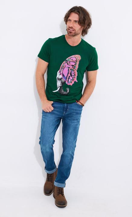 Actual product image Joe Browns Elephant & Butterfly Graphic T-Shirt (M)