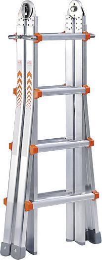 Produktbild kaiserkraft Teleskop-Klappleiter (Mehrzweckleiter, 420 cm)
