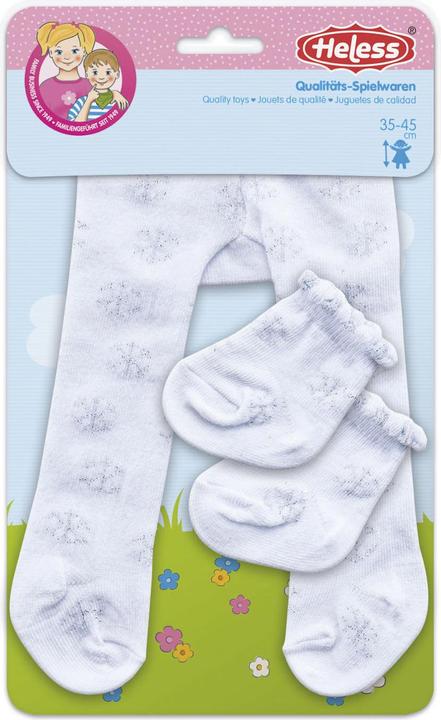 Heless tights crystals size 35- 45 cm, ice crystals, with socks, from 3 years old